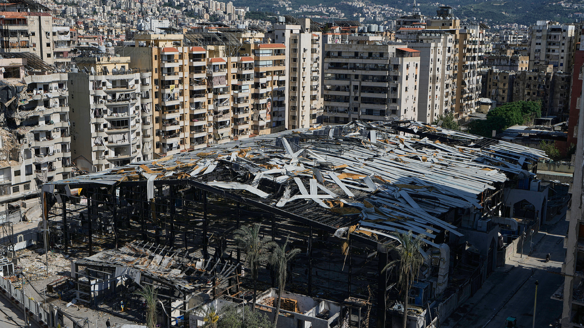 Live view of Beirut's skyline