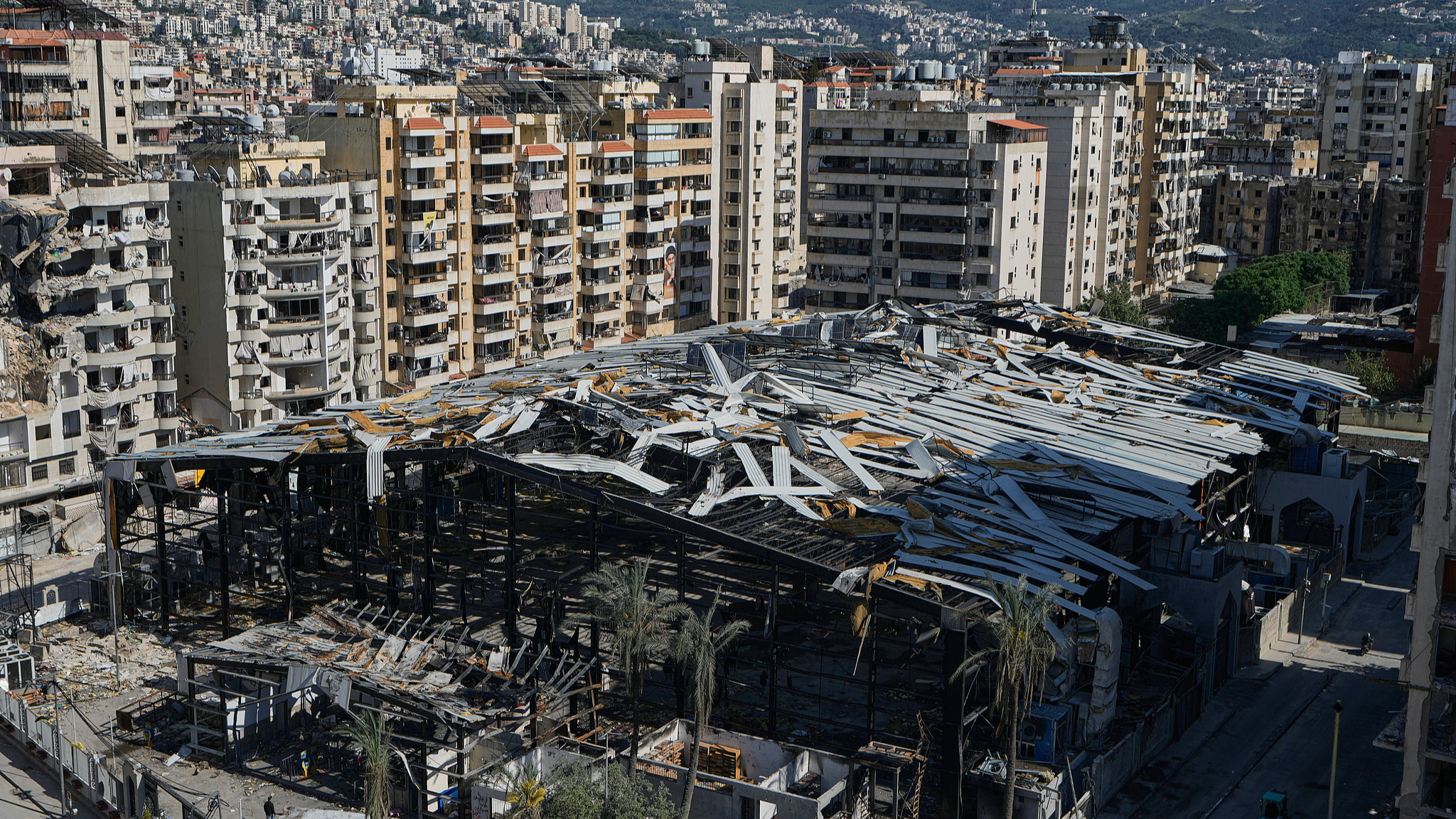 Live view of Beirut's skyline