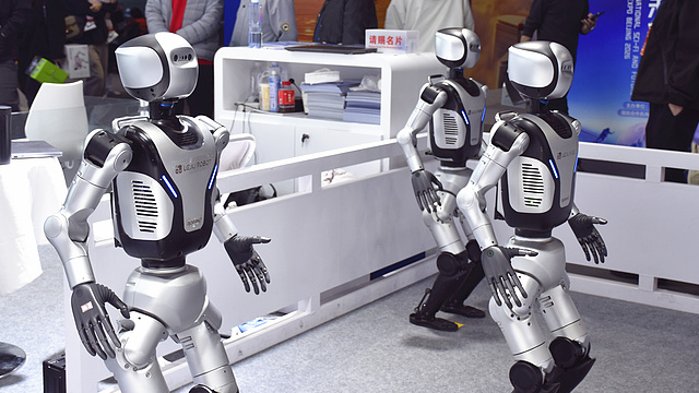 Robots at the International Sci-Fi and Future Tech Expo Beijing 2026 in Beijing, China, March 28, 2026. /VCG