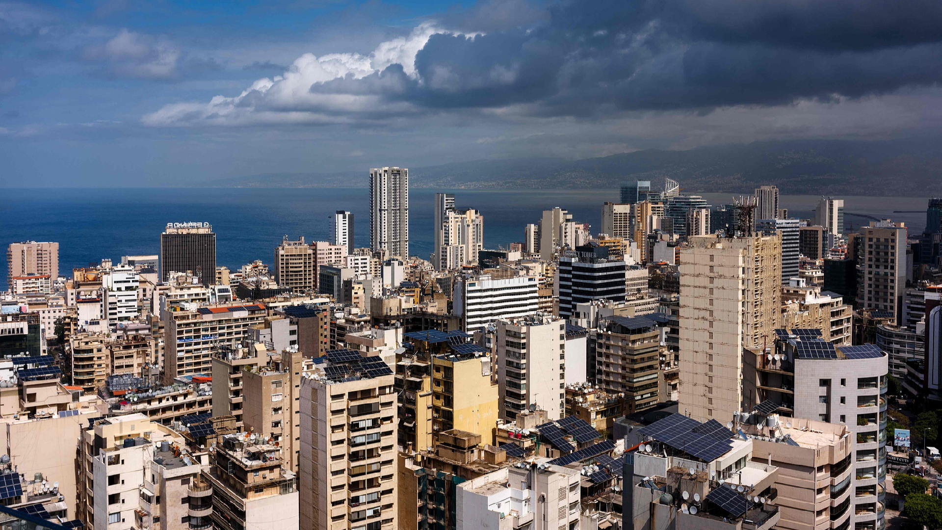 Live view of Beirut's skyline