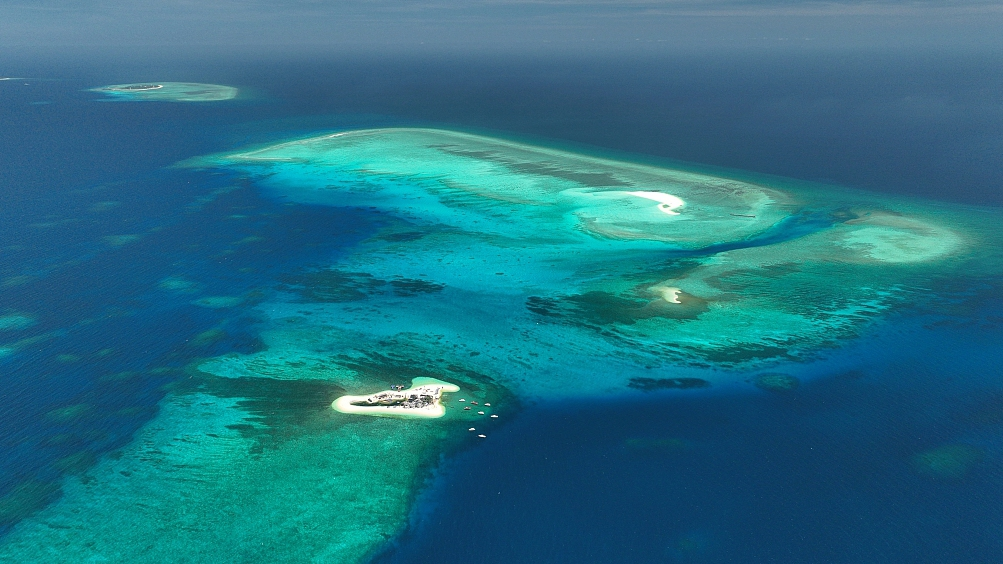 Undated photo of a view of Xisha Islands located in the northwestern part of the South China Sea. /CFP