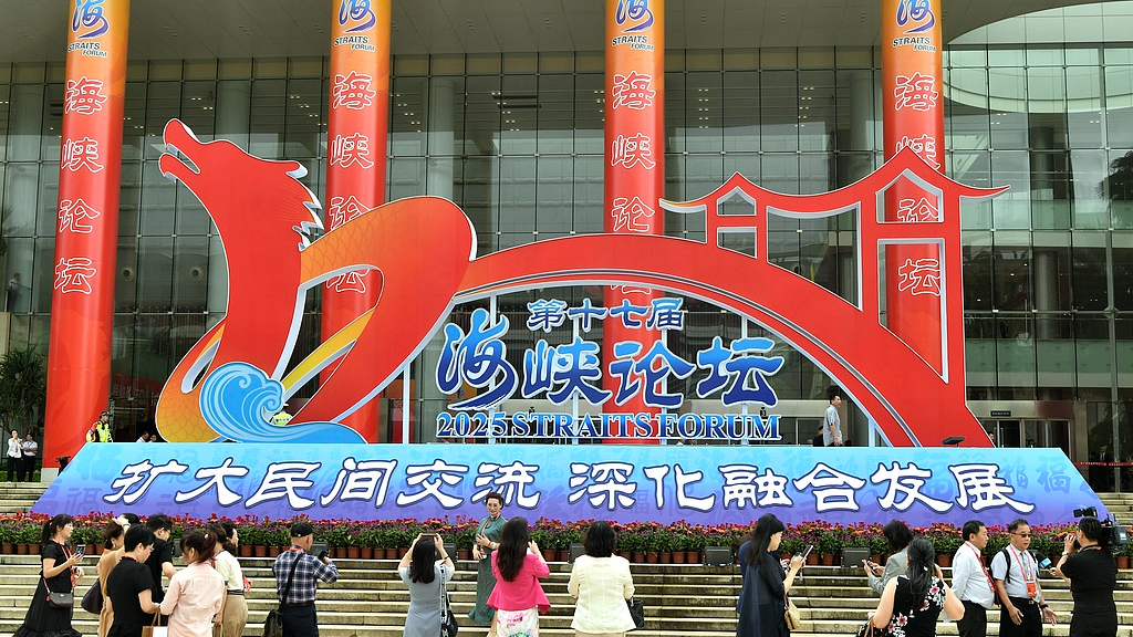 A file photo of the 17th Straits Forum, Xiamen City, east China's Fujian Province, June 15, 2025. /VCG