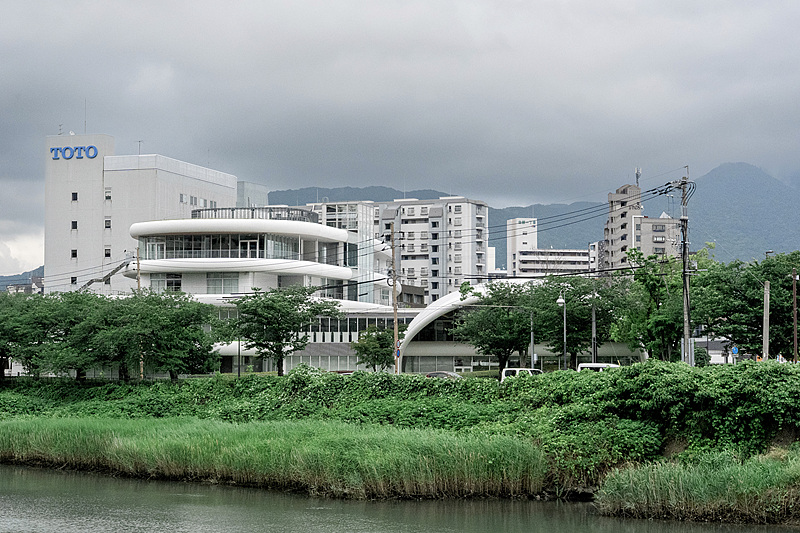 A Toto Ltd. plant, left, and the Toto Museum in Kitakyushu, Fukuoka Prefecture, Japan, May 28, 2026. /VCG
