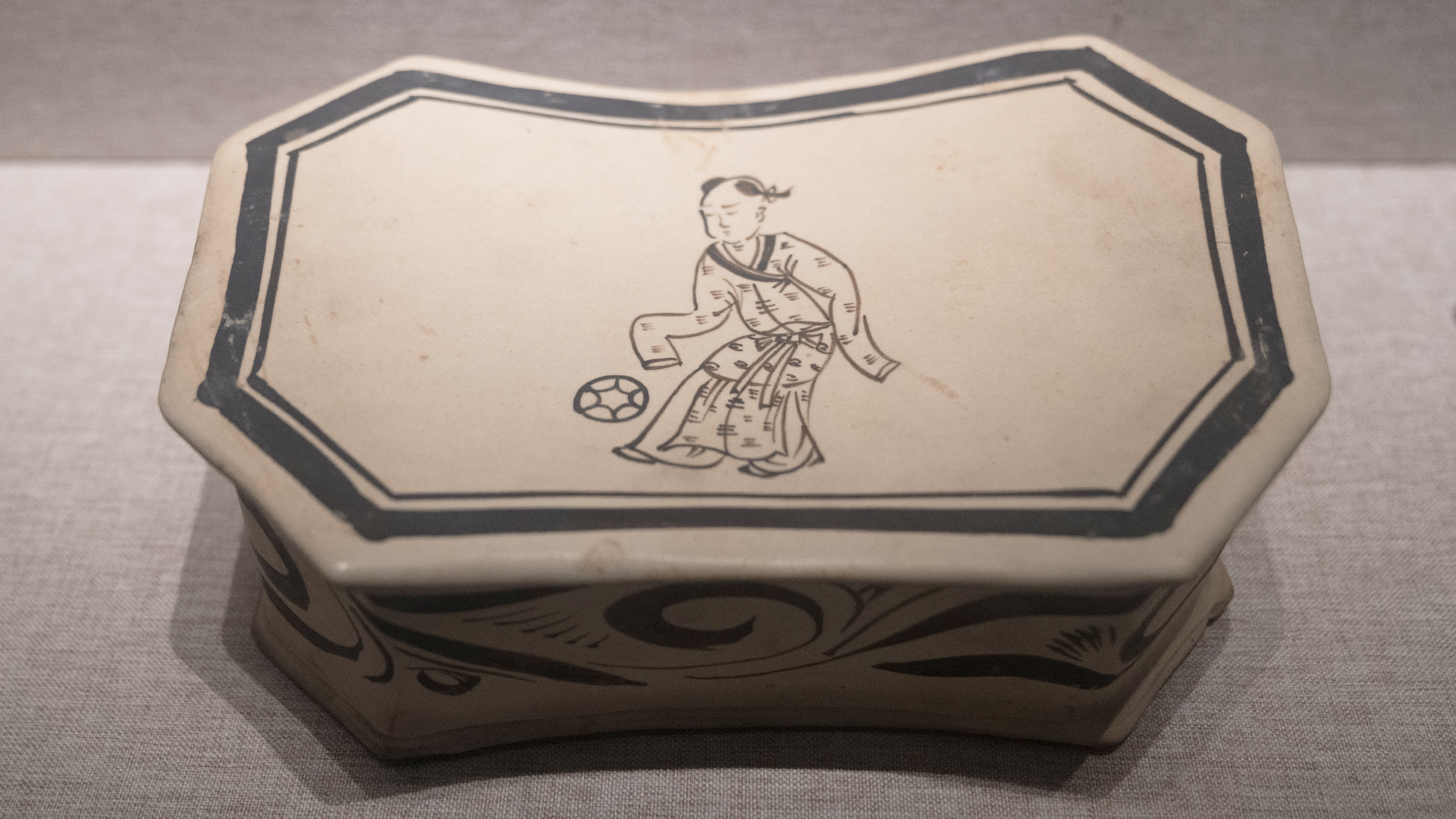 Meet one of the world's earliest 'football' pillows
