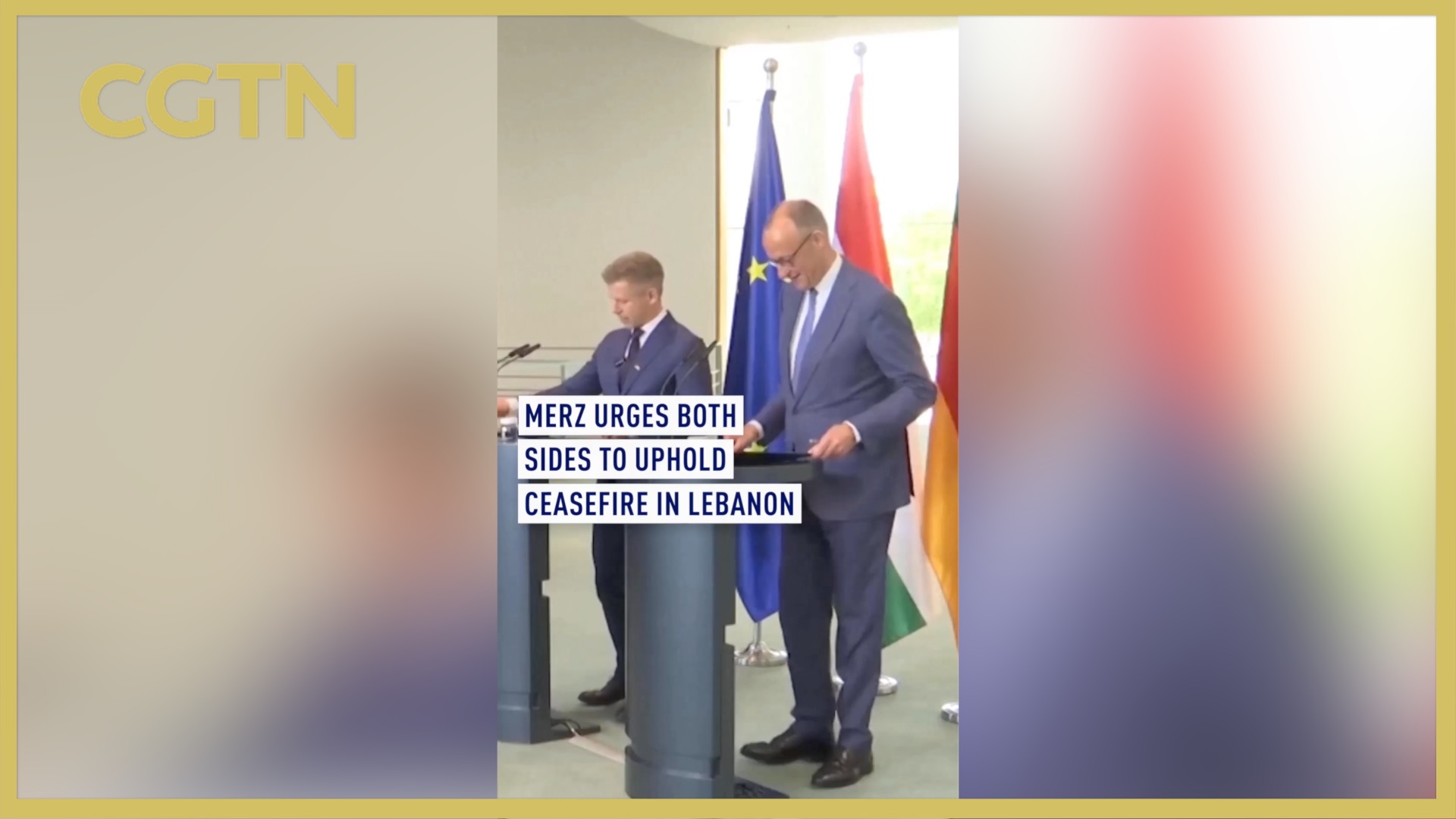 Merz urges both sides to uphold ceasefire on Lebanon