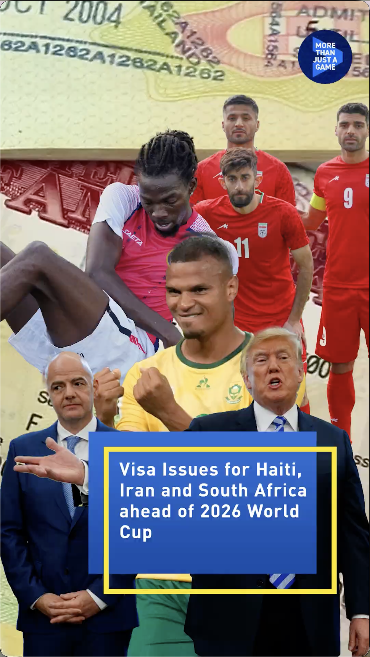Visa issues for Haiti, Iran, South Africa ahead of 2026 FIFA World Cup