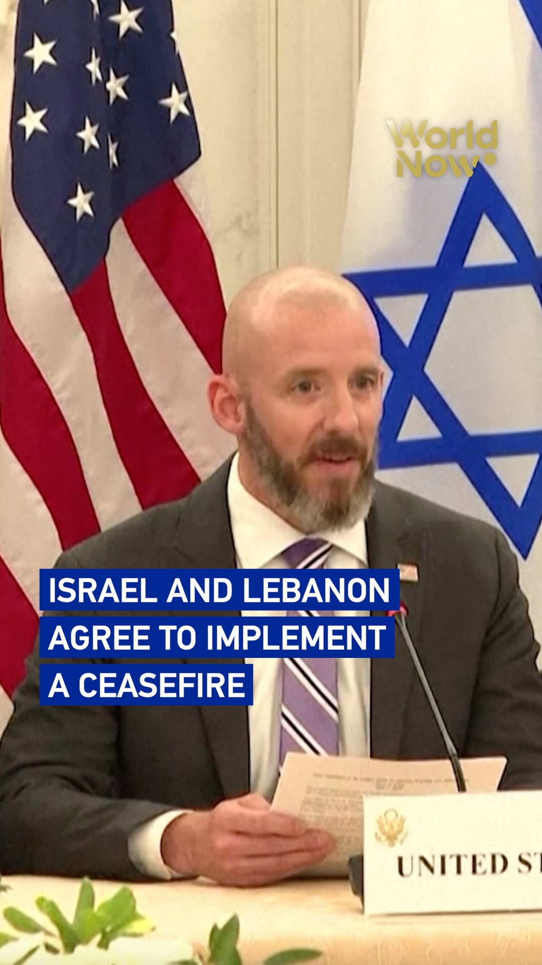 Israel and Lebanon agree to implement a ceasefire