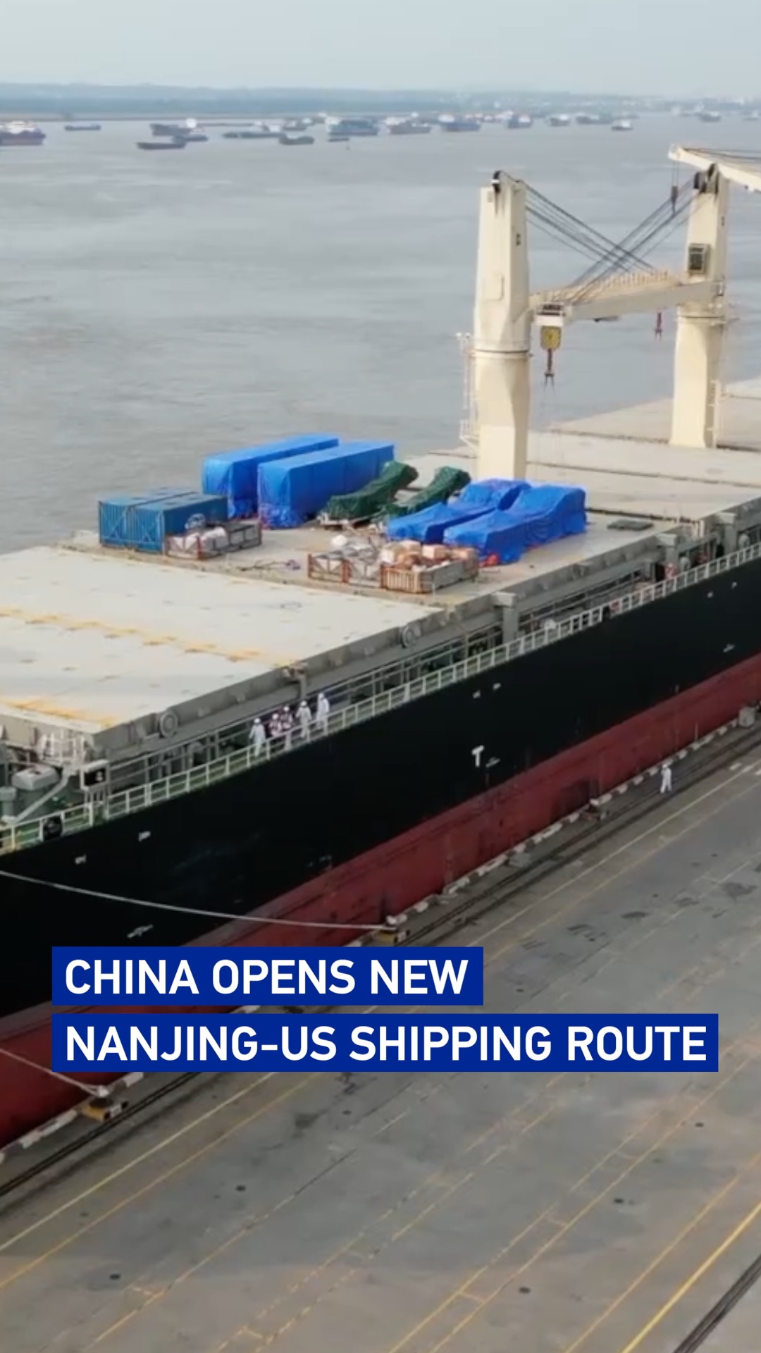 China opens new Nanjing-US shipping route