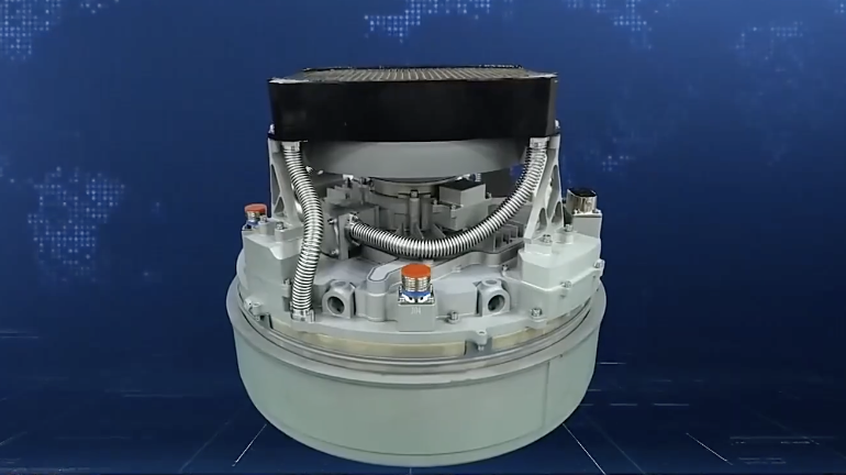 A screenshot from animation AEE25 aviation electric engine. /CMG
