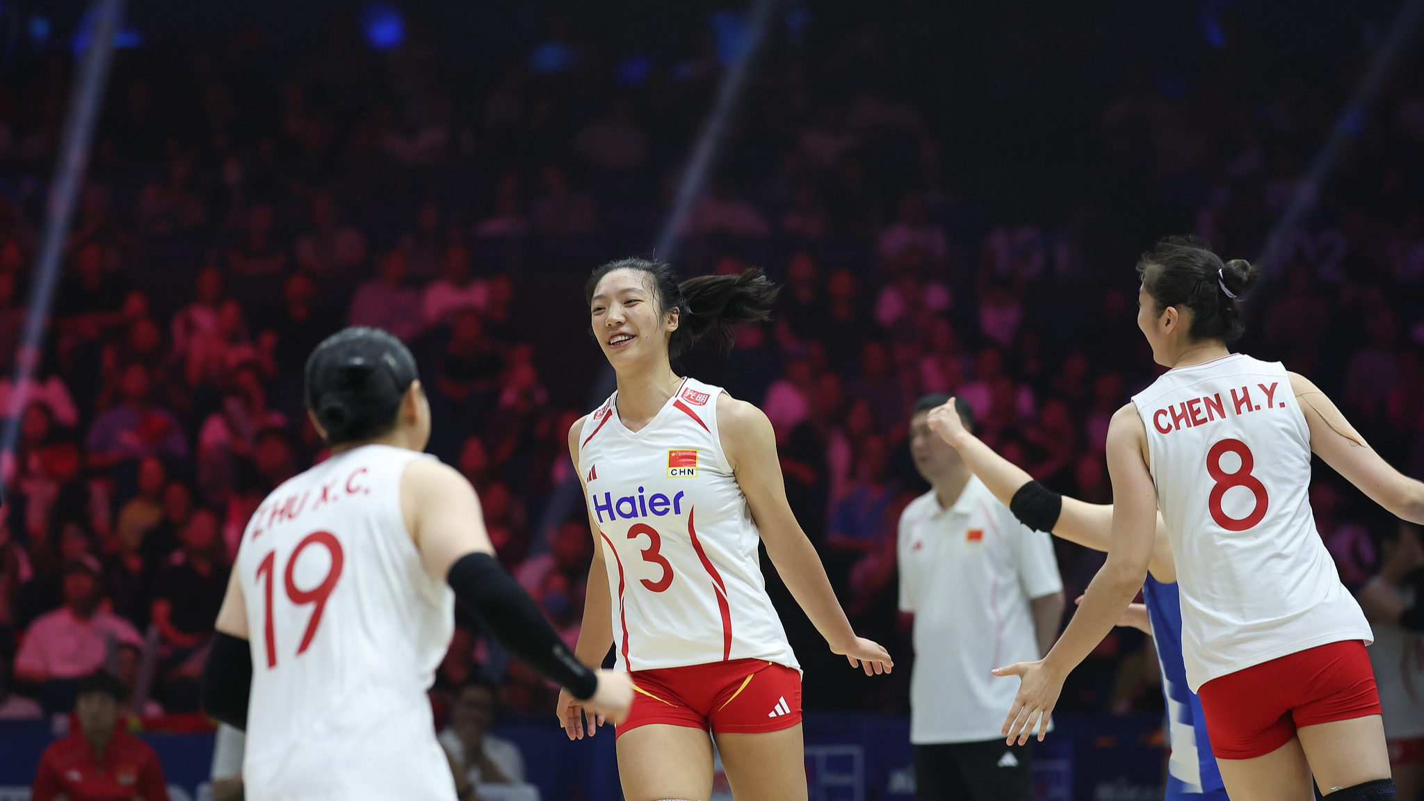 China tops Thailand for first win in Women's Volleyball Nations League