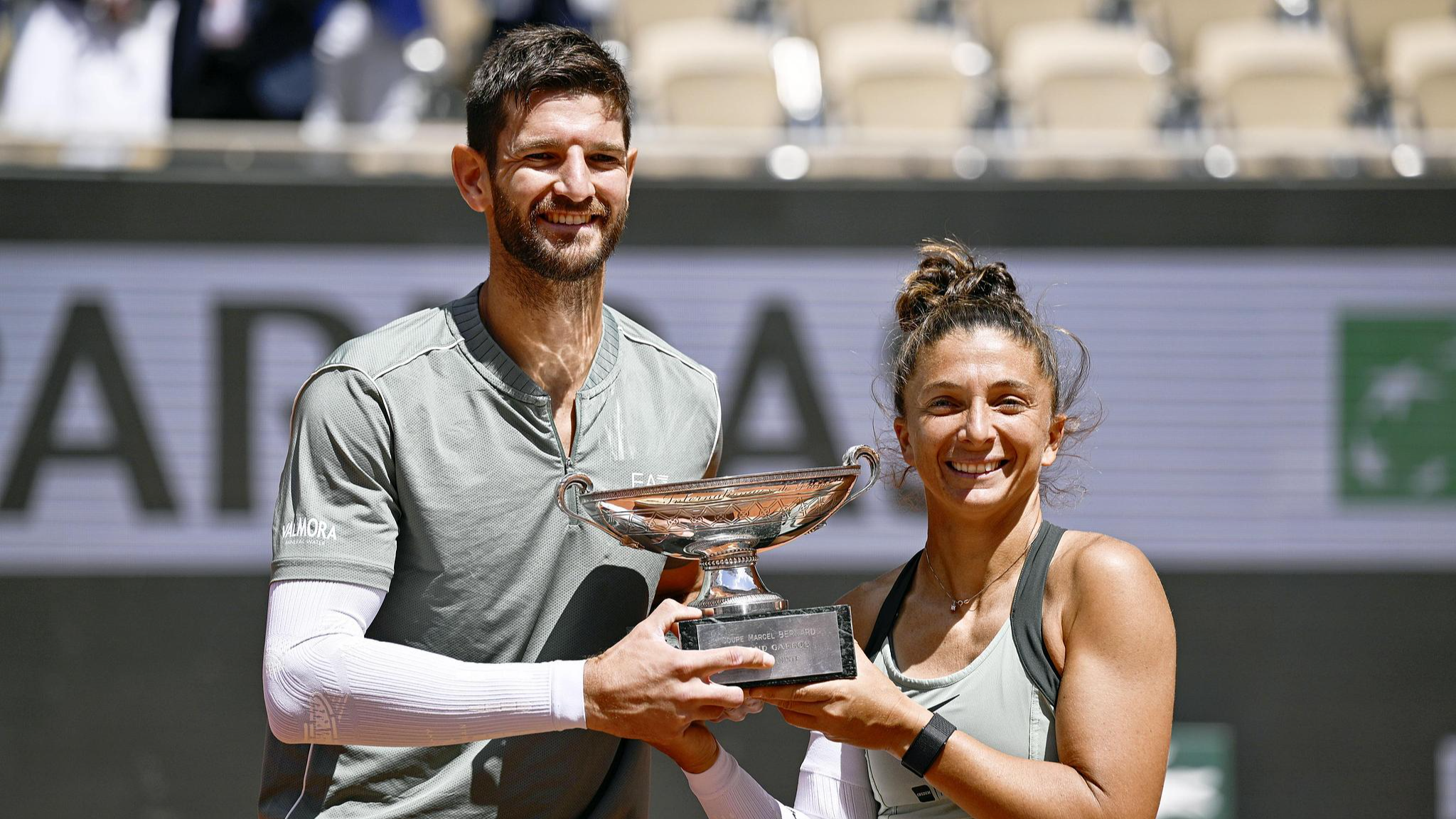 Errani, Vavassori defend French Open mixed doubles crown
