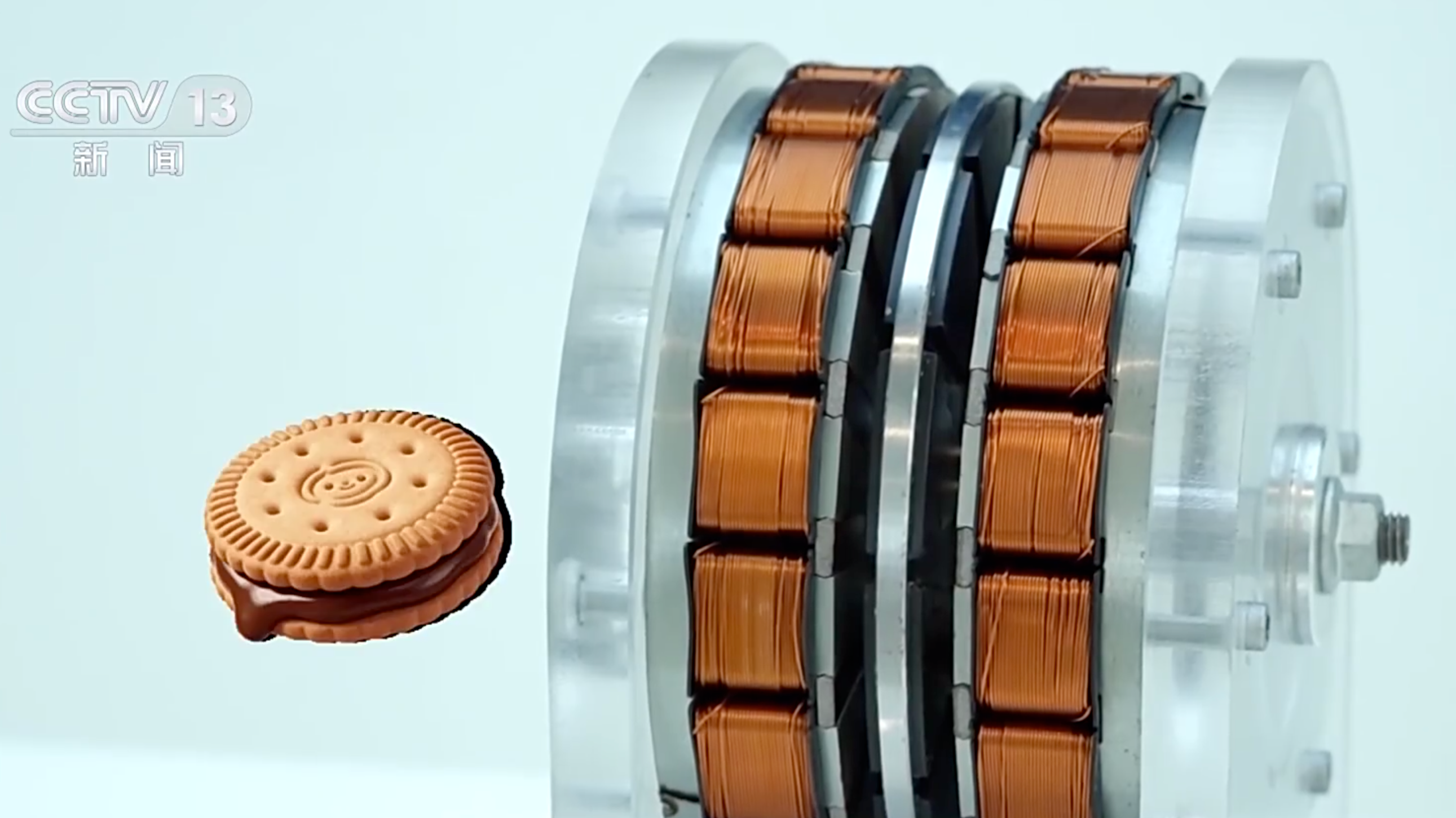 Axial flux motors look like a sandwich. /CMG