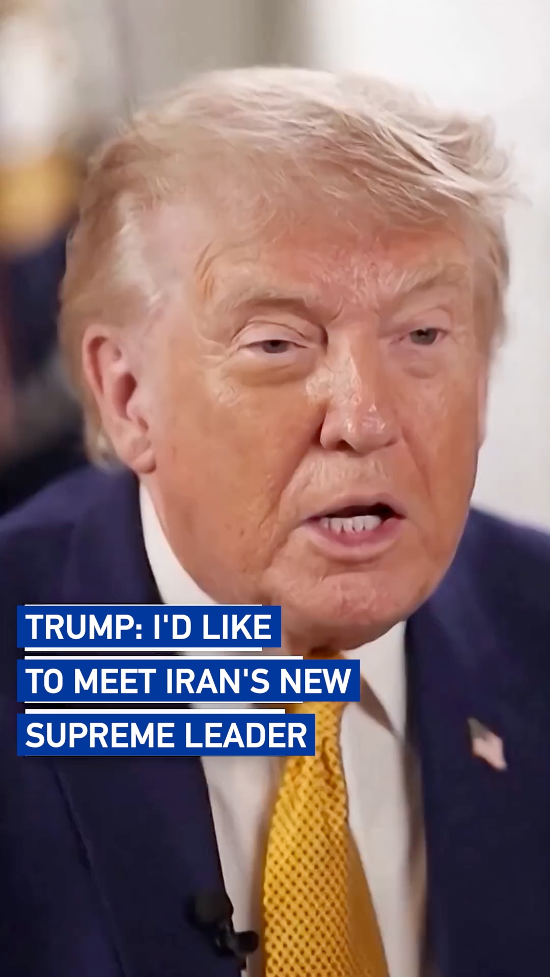 Trump: I'd like to meet Iran's new supreme leader