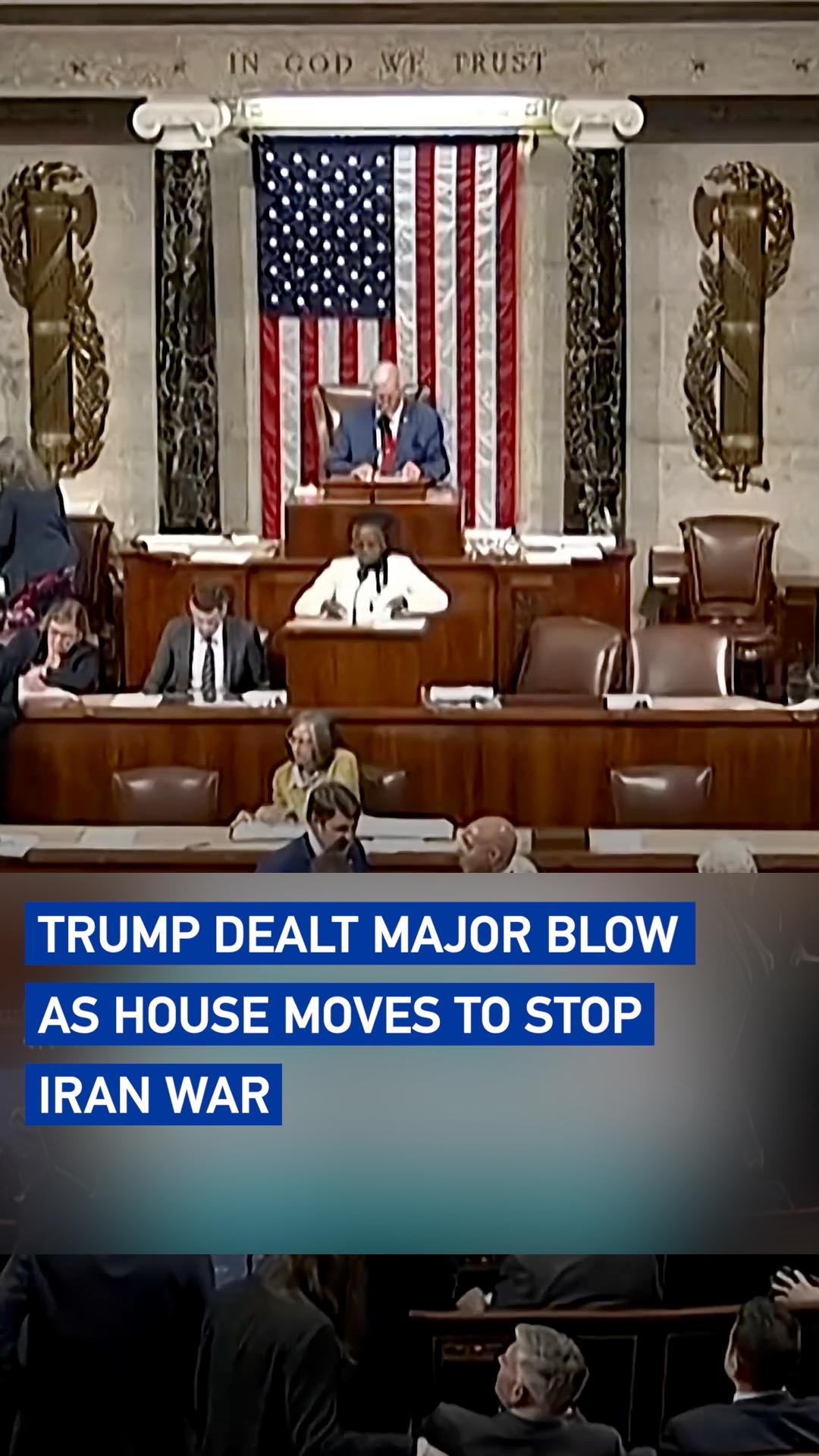 Trump dealt major blow as House moves to stop Iran war