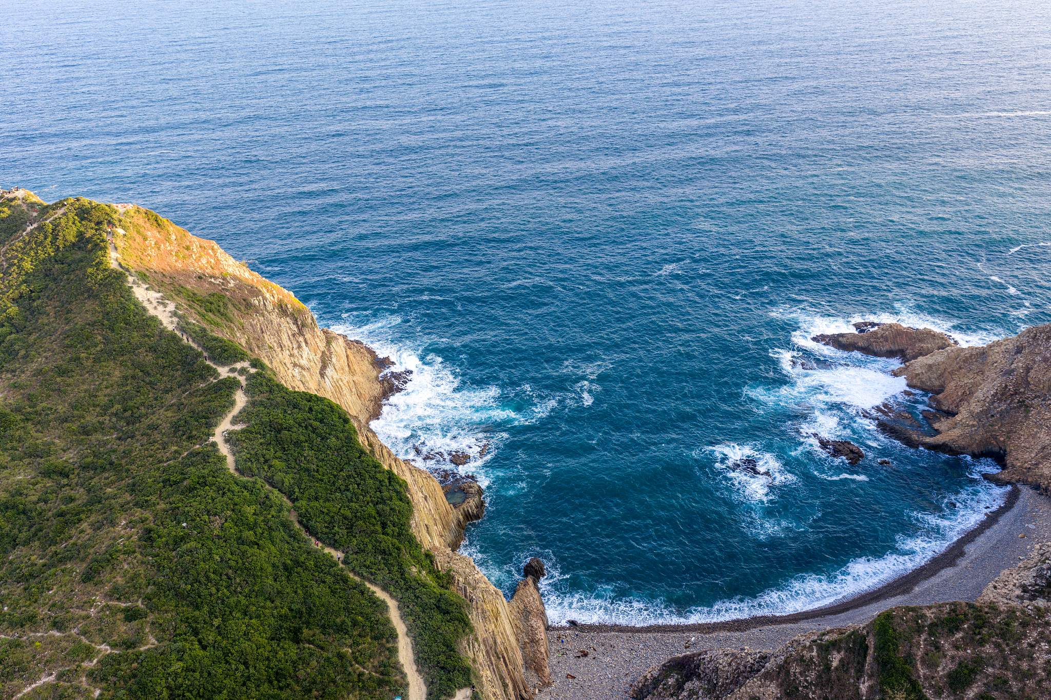 A view of Po Pin Chau, Hong Kong SAR, China, January 17, 2026. /VCG