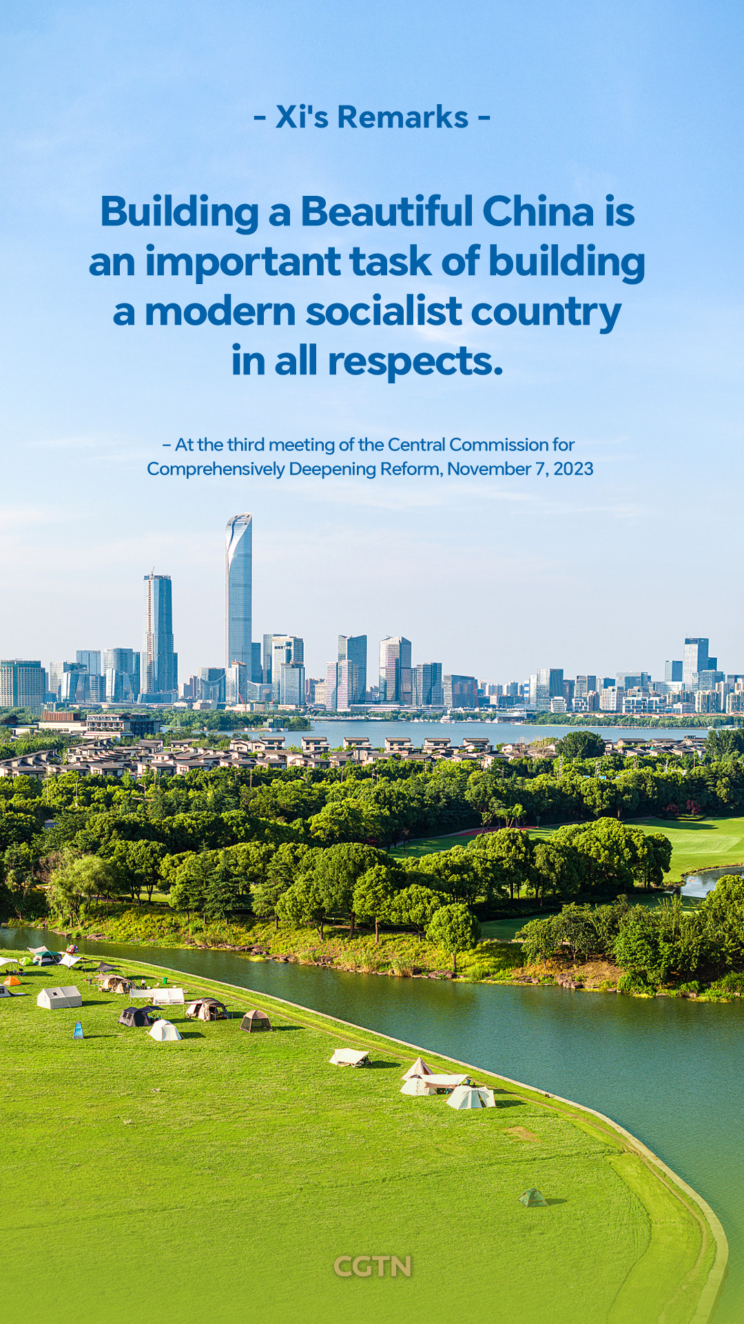 Xi's key remarks on green transformation and building Beautiful China