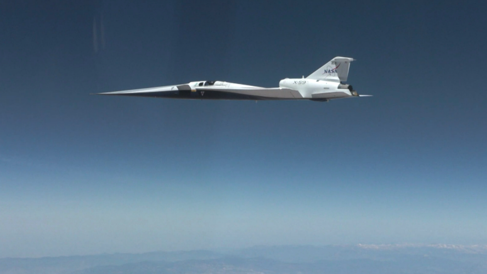 NASA's X-59 aircraft completes first supersonic flight