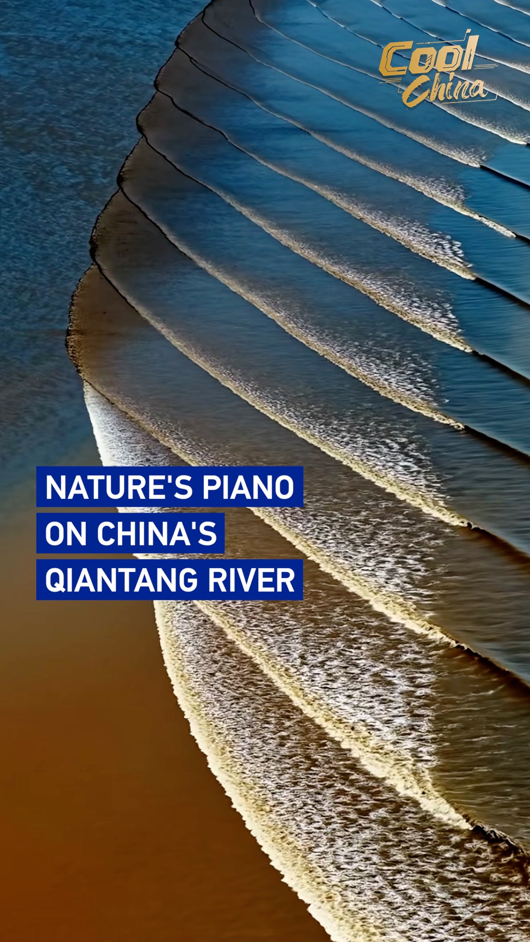 Nature's piano on China's Qiantang River