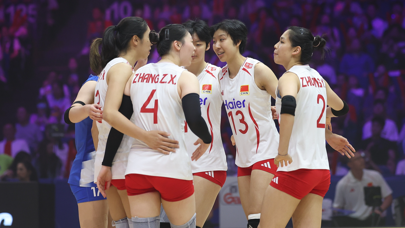 China beats Serbia for second win in Women's Volleyball Nations League