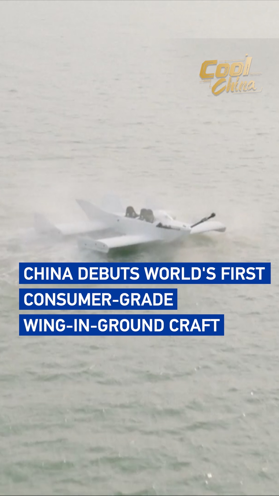 China debuts world's first consumer-grade wing-in-ground craft