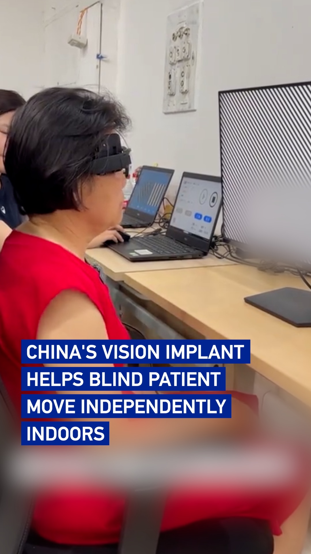 China's vision implant helps blind patient move independently indoors