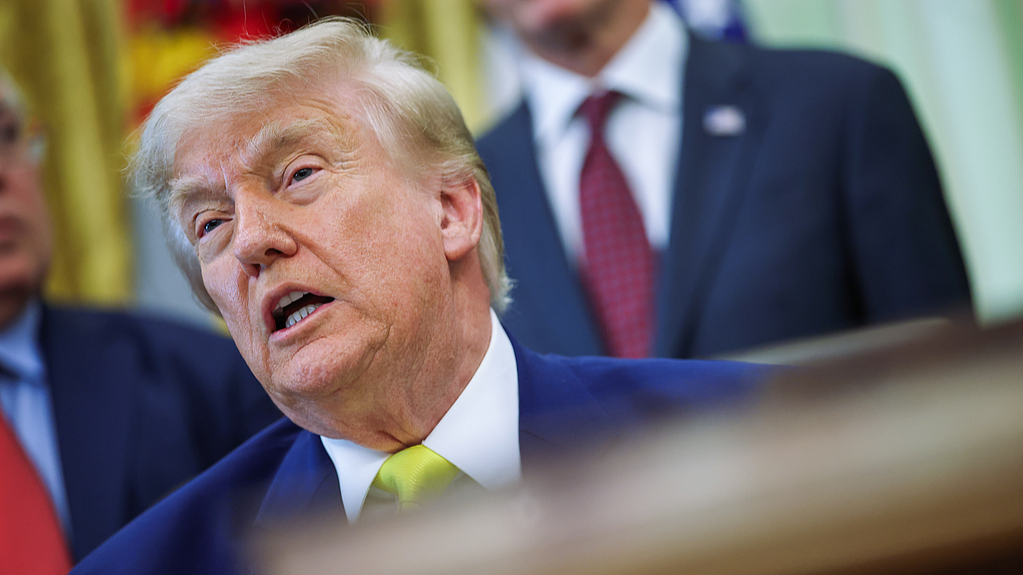 US President Donald Trump, in the Oval Office of the White House in Washington, DC, US, June 4, 2026. /CFP