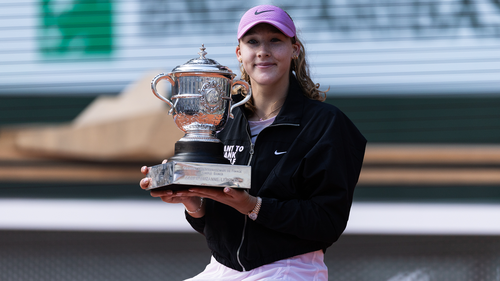 Mirra Andreeva claims first Grand Slam title of career at French Open