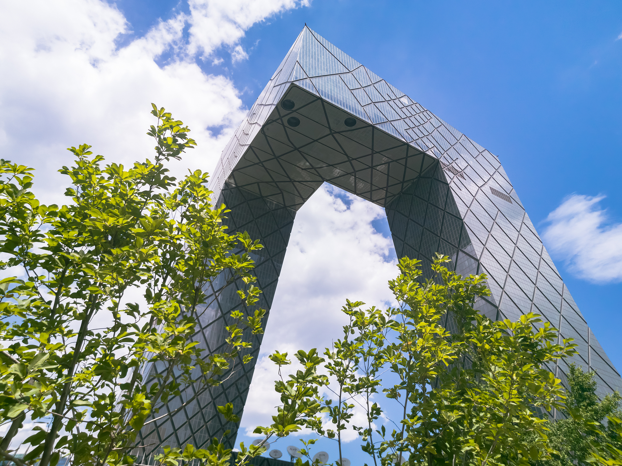 A view of the building of China Media Group (CMG) in Beijing, China, June 9, 2023. /VCG