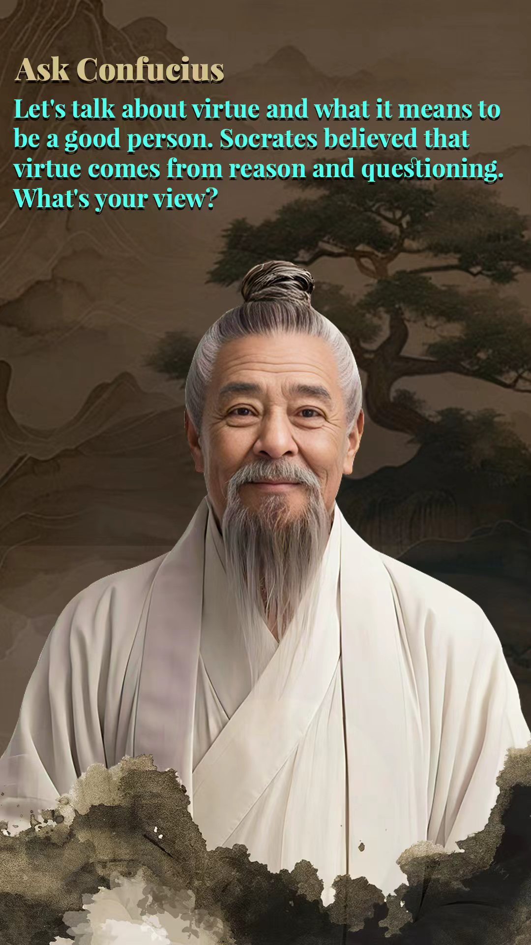 Ask Confucius: What do you make of Socrates' idea of virtue?