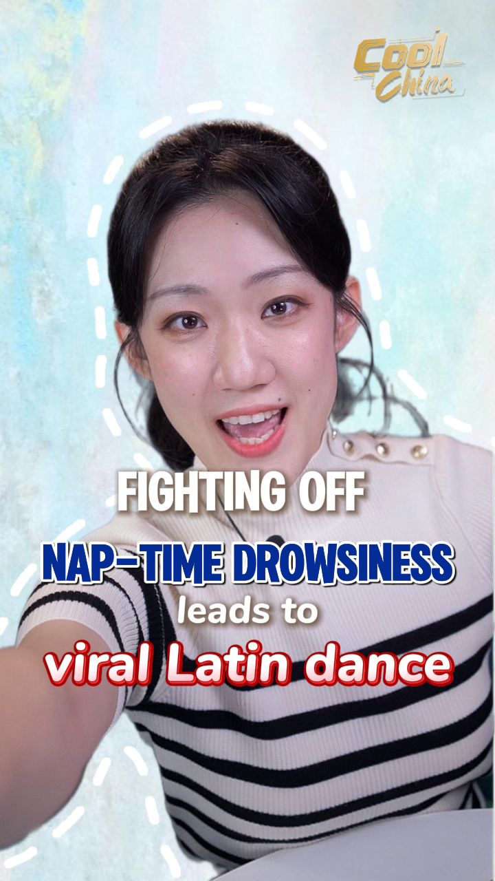 Fighting off nap-time drowsiness leads to viral Latin dance