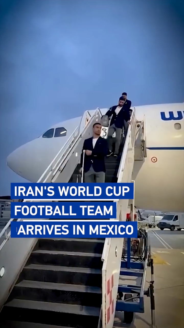 Iran's World Cup football team arrives in Mexico