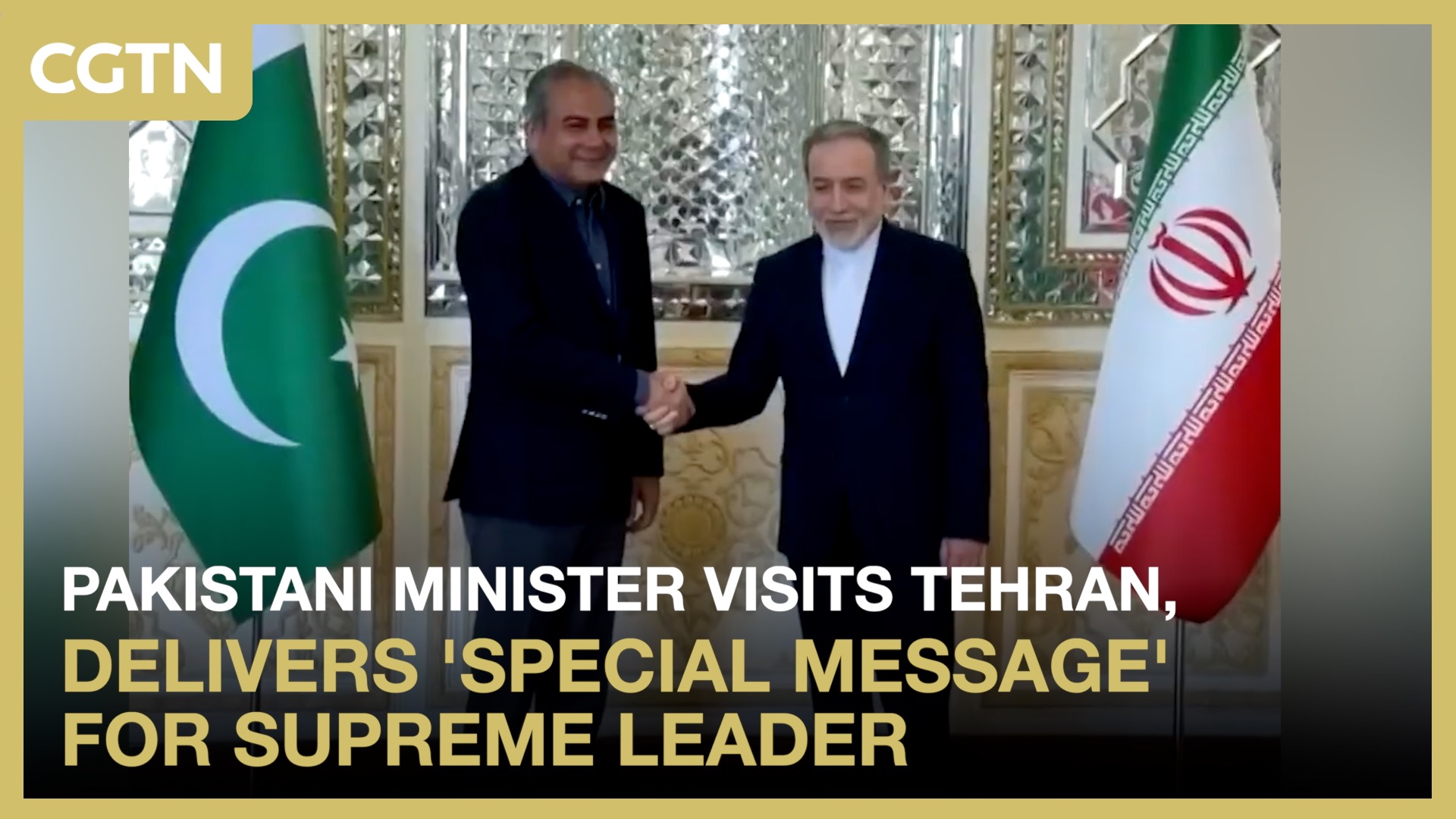 Pakistani minister delivers 'special message' for Iran's supreme leader