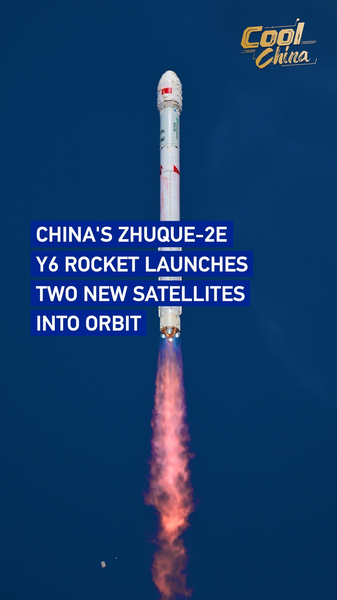 China's Zhuque-2E Y6 rocket launches two new satellites into orbit
