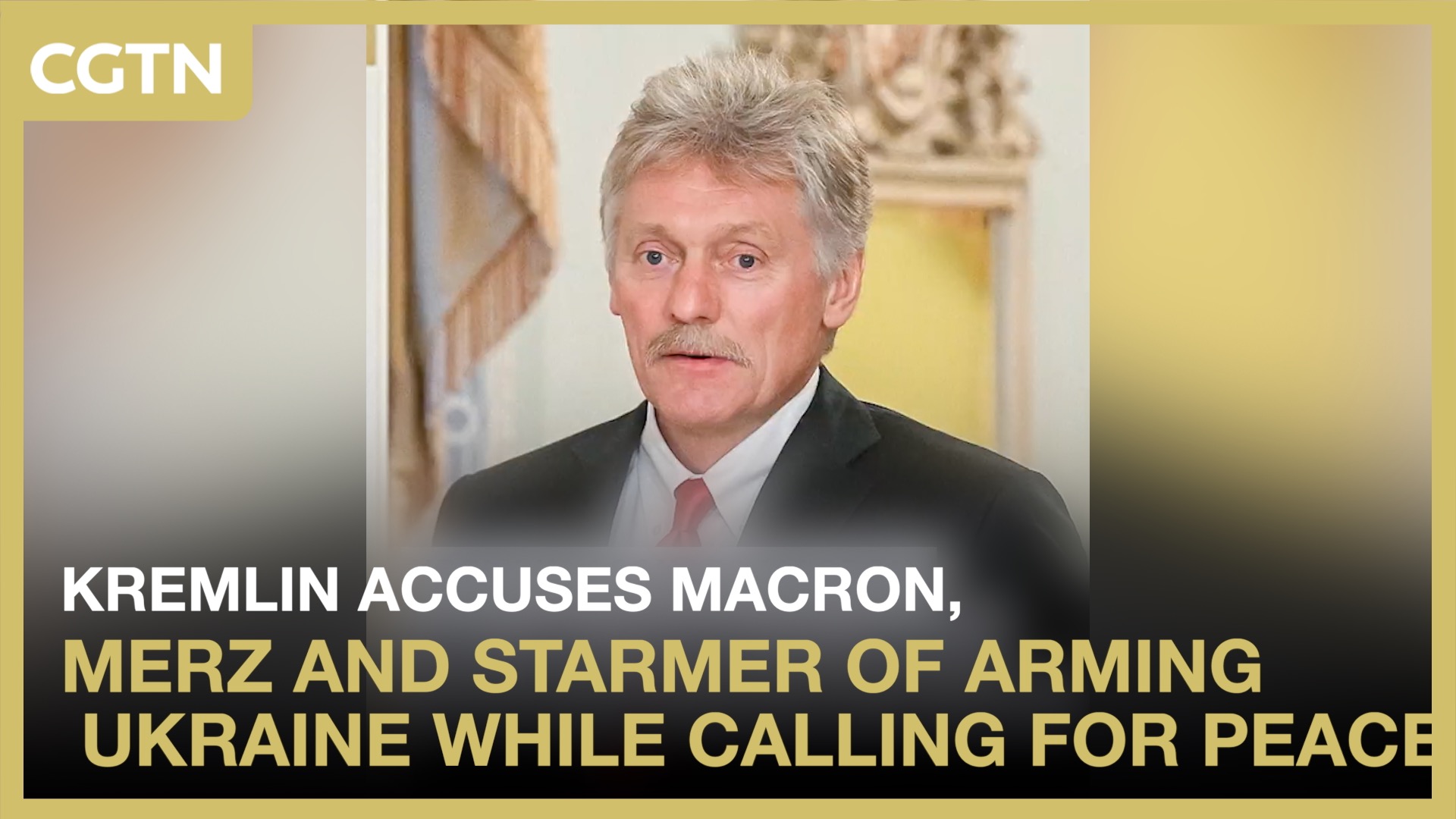 Kremlin: Macron, Merz, Starmer arm Ukraine yet urge peace 