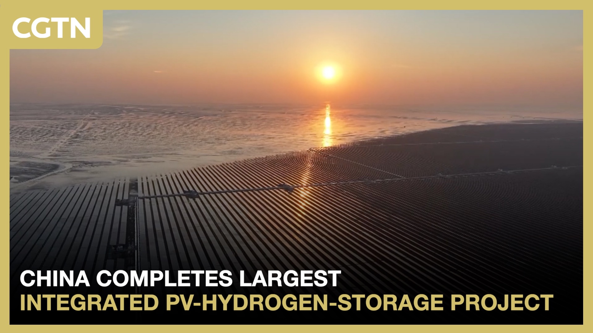 China completes its largest integrated PV-hydrogen-storage project 