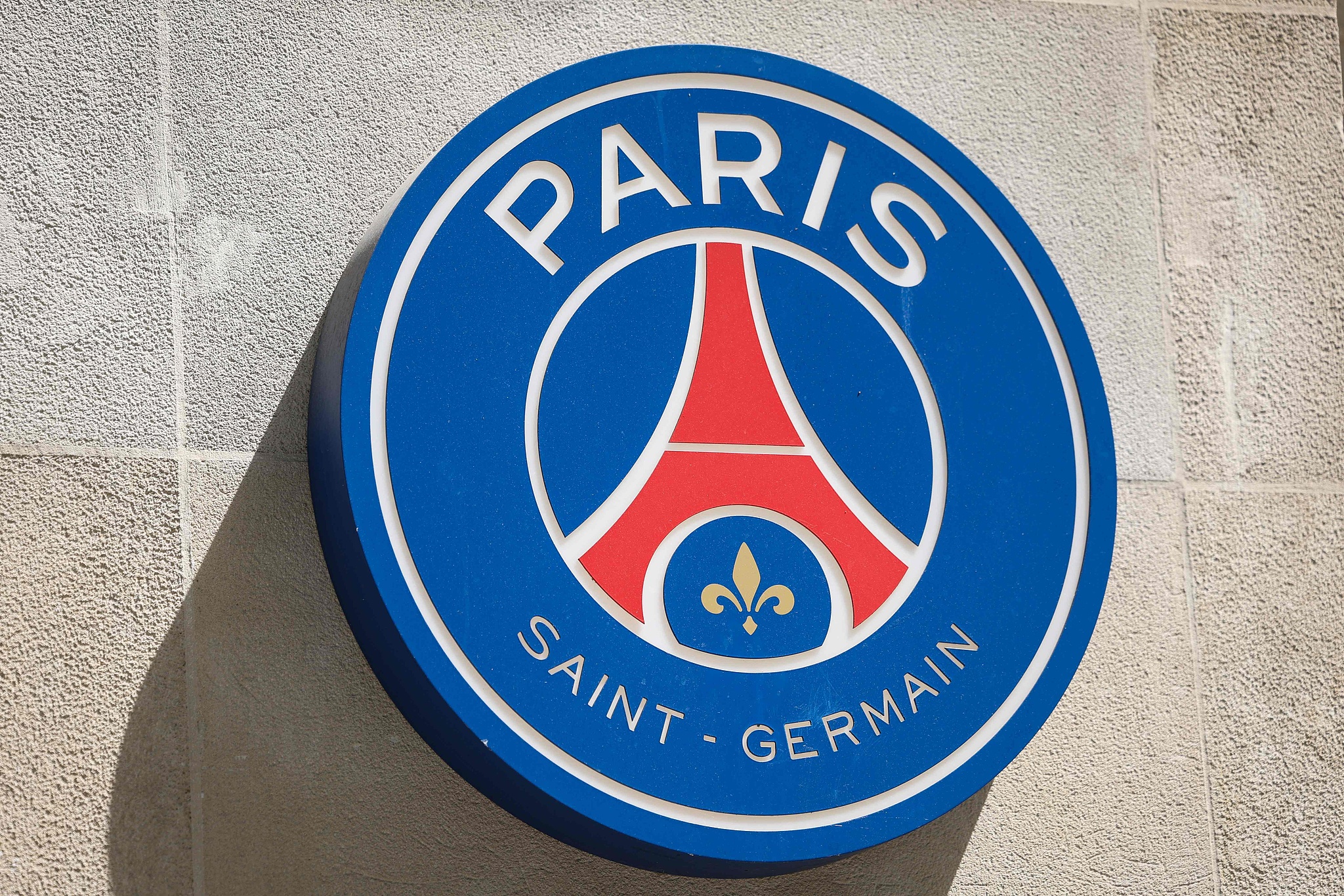 The logo of Paris Saint-Germain. /VCG