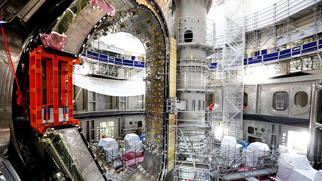 The fusion core of the International Thermonuclear Experimental Reactor (ITER) under construction, Cadarache, France, May 29, 2025. /VCG
