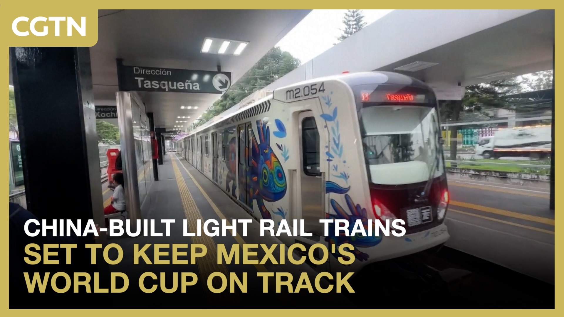 China-built light rail trains set to keep Mexico's World Cup on track