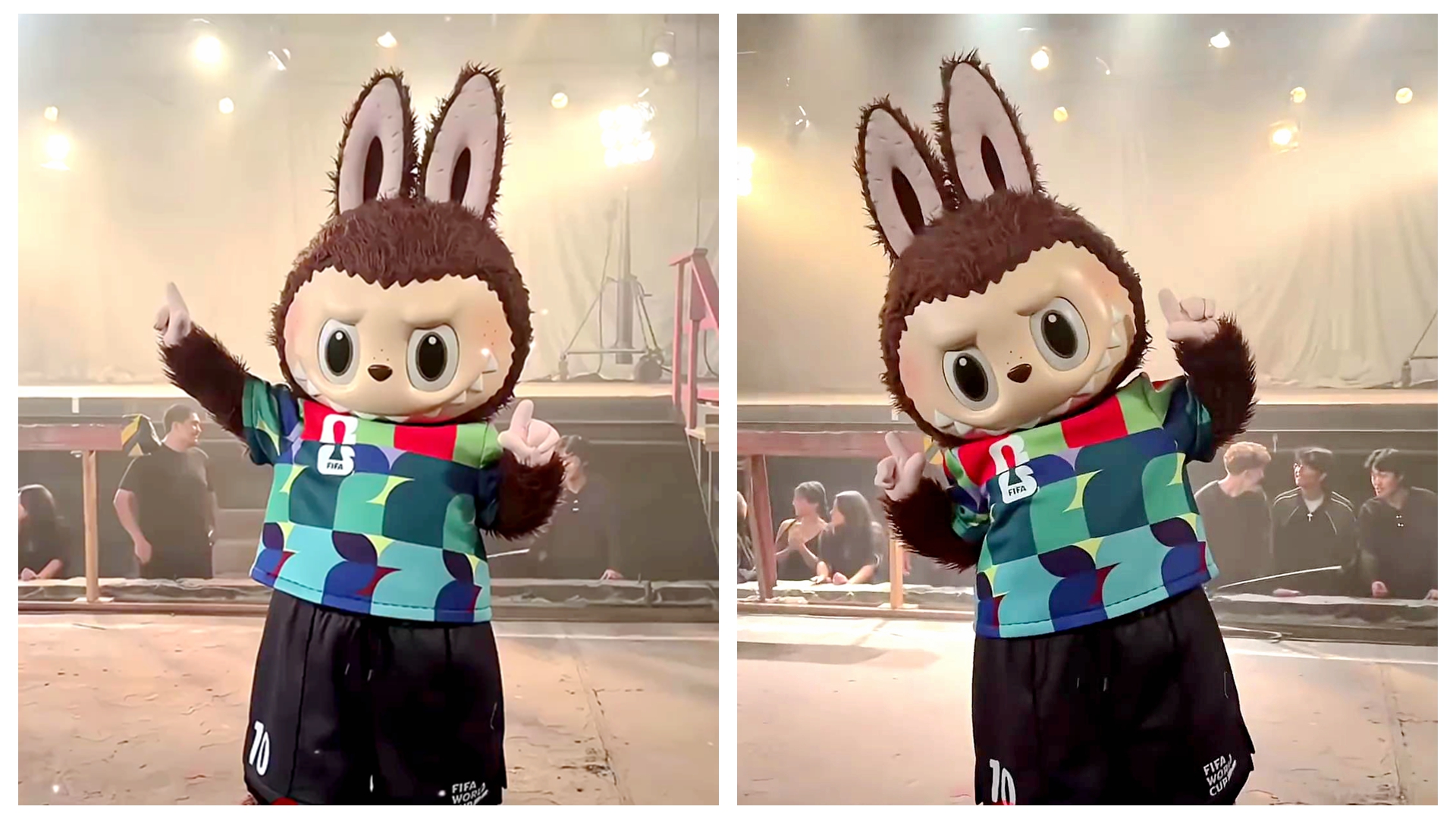 A Labubu figure appears in the music video of 