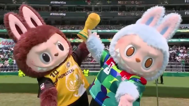 Chinese pop toy character Labubu takes World Cup stage