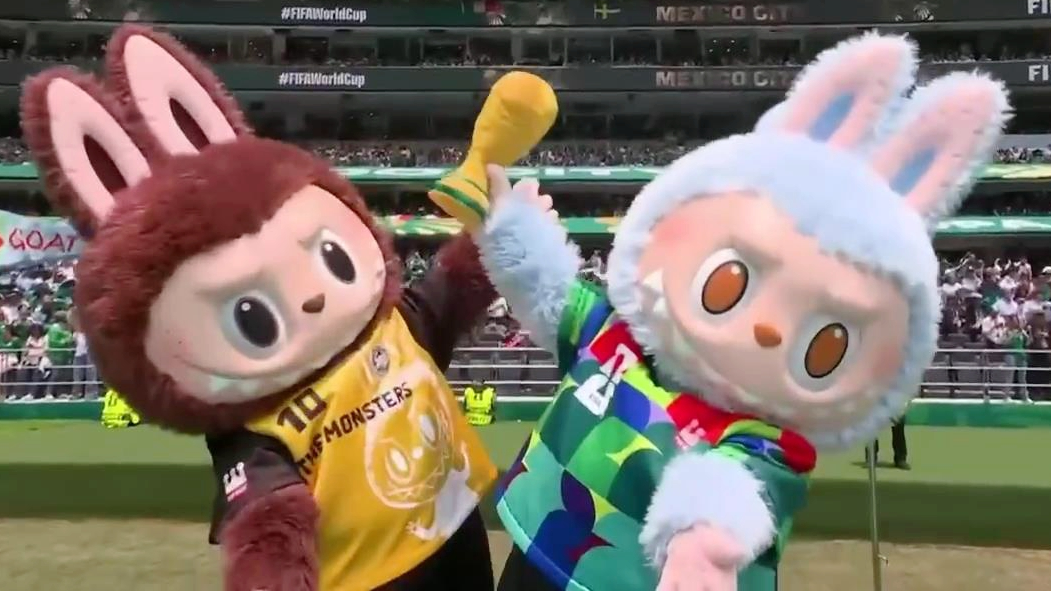 Chinese pop toy character Labubu takes World Cup stage