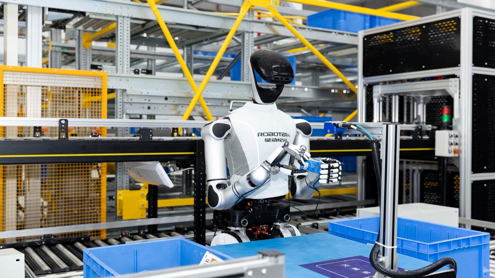 A Robot Era robot sorting parcels. /CGTN