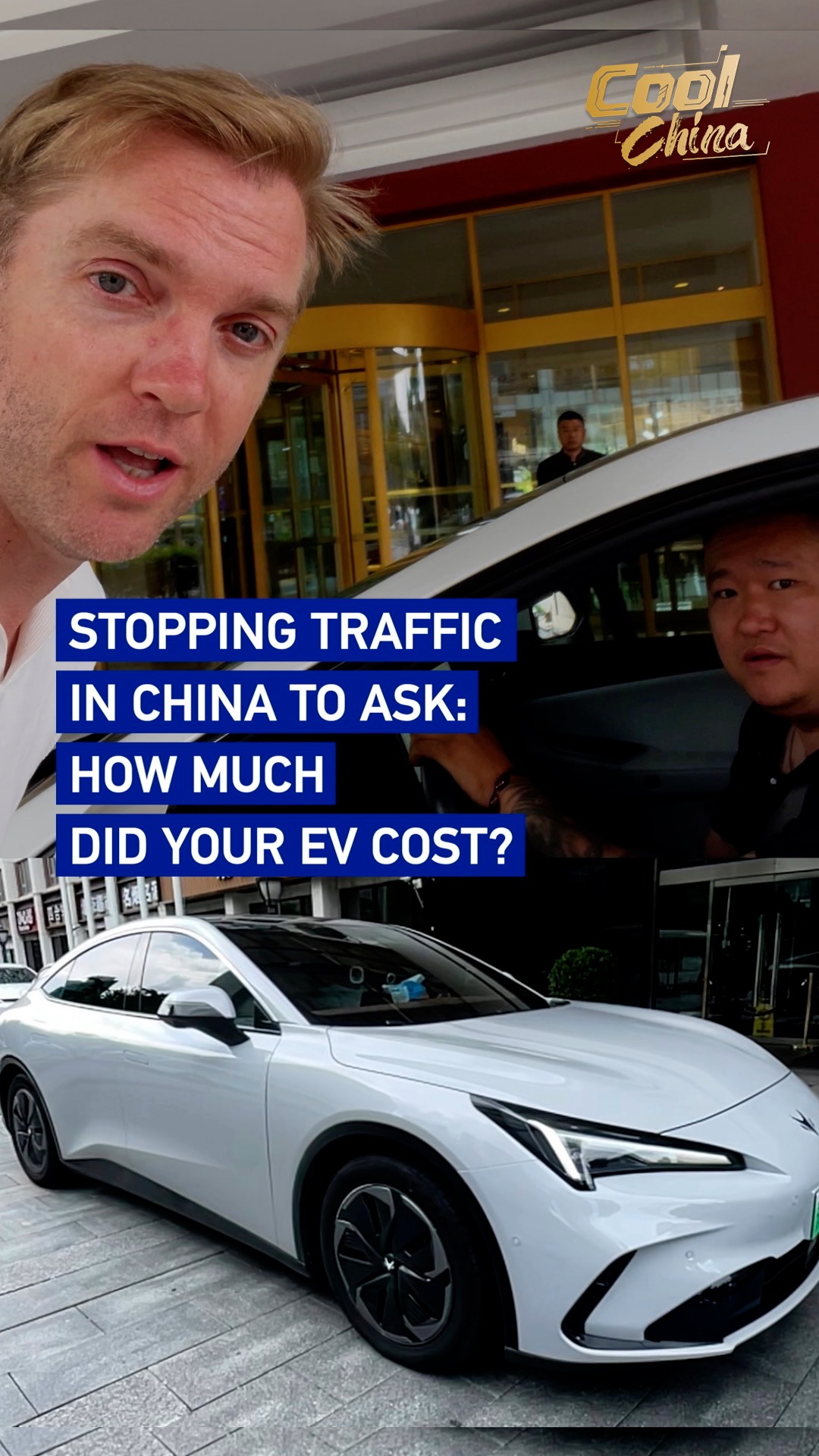 Stopping traffic in China to ask: How much did your EV cost?