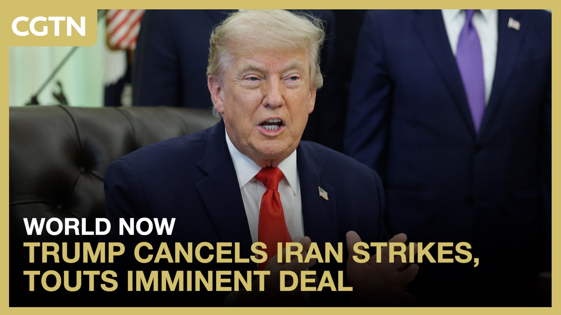 Trump cancels Iran strikes, touts imminent deal