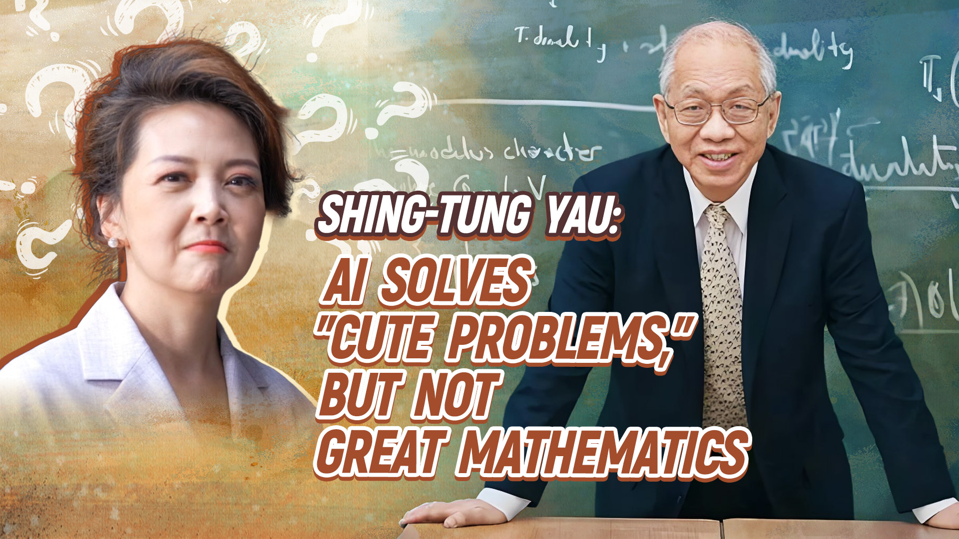 Shing-Tung Yau: AI solves 'cute problems,' but not great mathematics