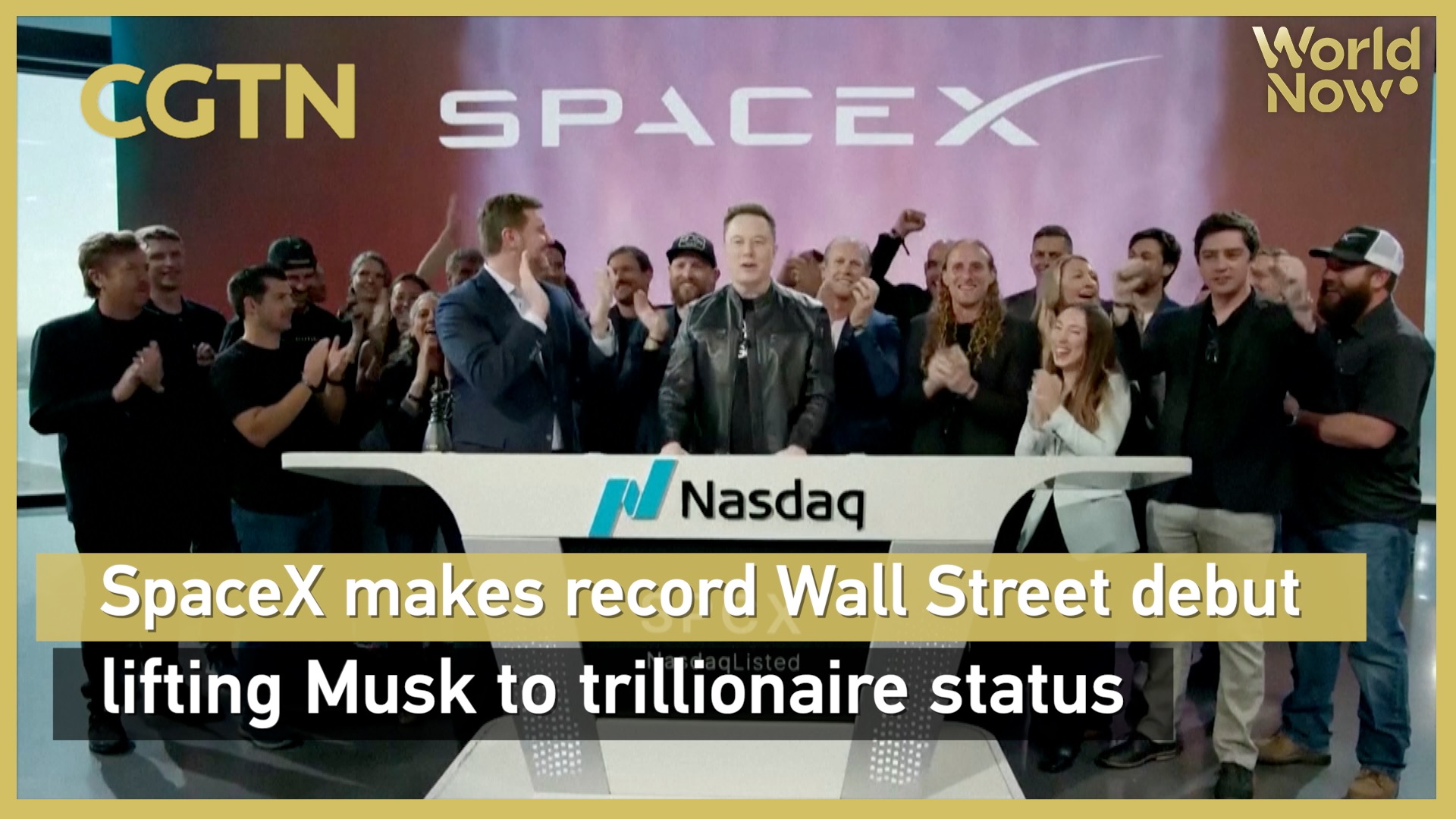 SpaceX makes record Wall Street debut lifting Musk to trillionaire status