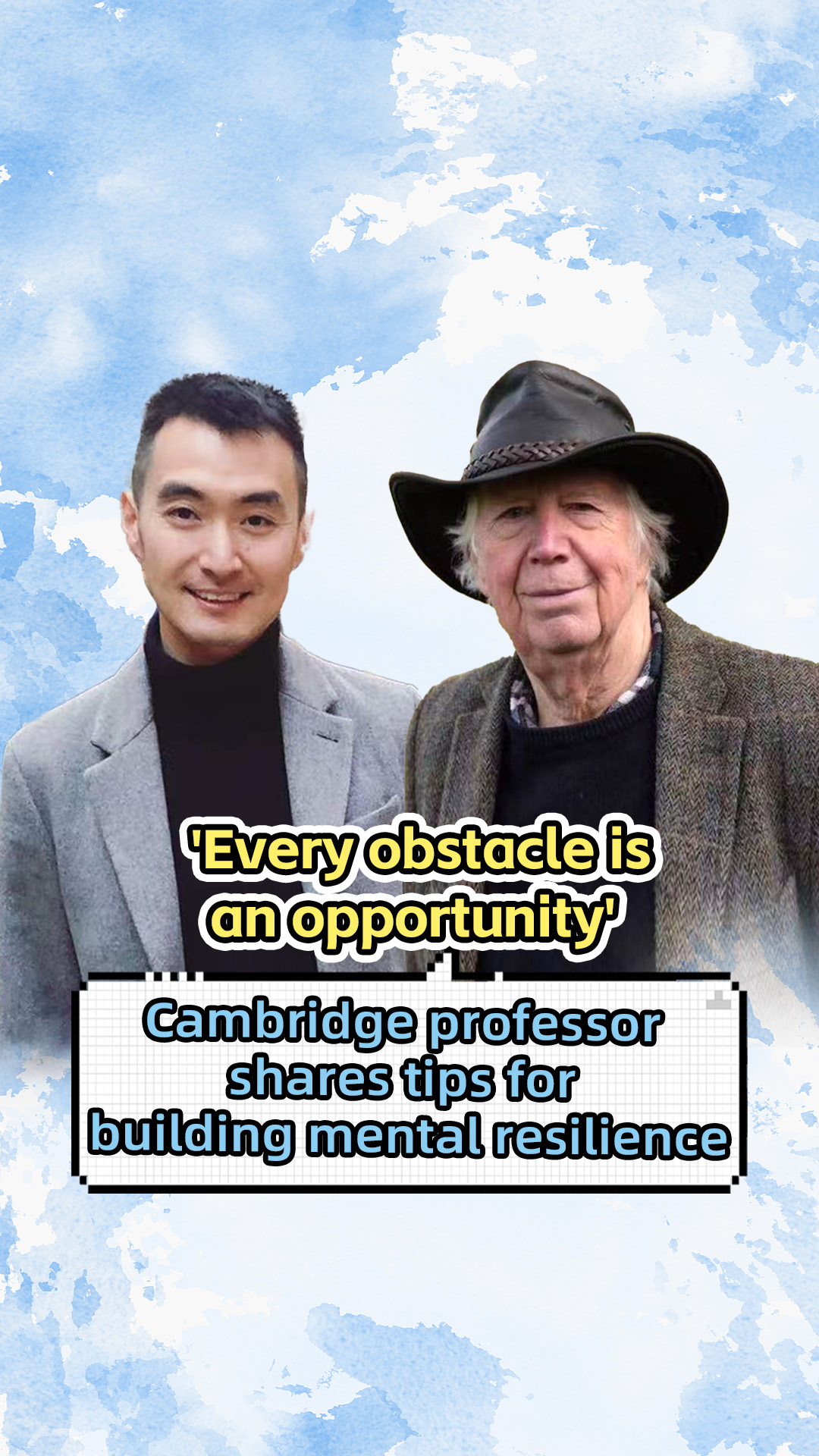 'Every obstacle is an opportunity' | Cambridge professor shares tips for building mental resilience