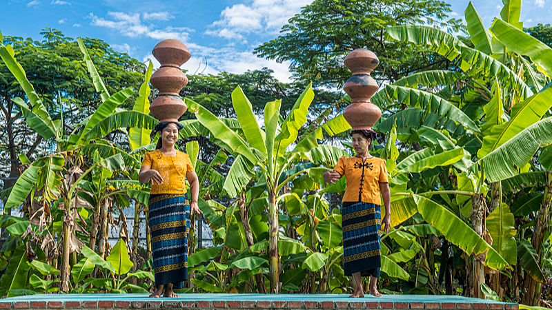 File photo of a tourist scenic area at a China-Myanmar border village in Ruili City, Dehong Dai and Jingpo Autonomous Prefecture, southwest China's Yunnan Province, September 4, 2025. /VCG