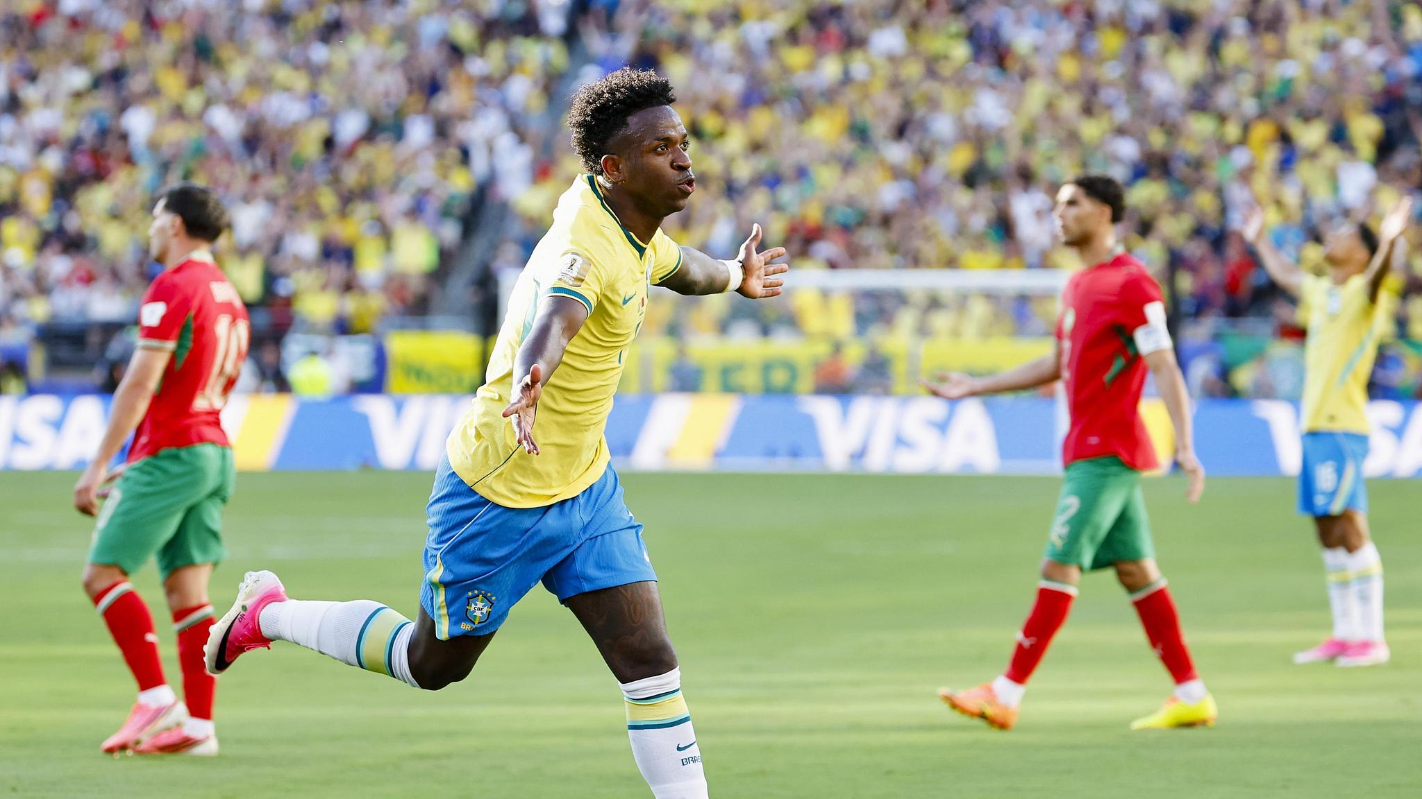 Vinicius rescues Brazil in draw with Morocco at 2026 FIFA World Cup