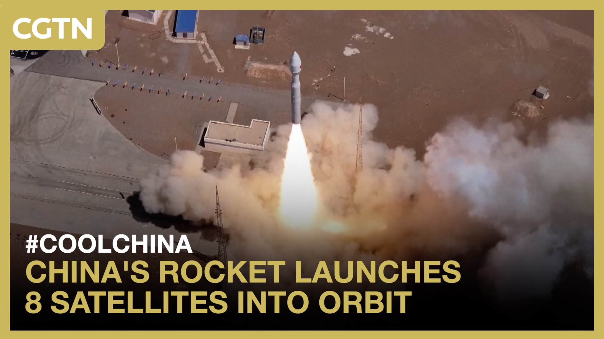 China's rocket launches 8 satellites into orbit
